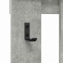 Perchero de pared con espejo Gris Concreto 100 x 10 x 100 cm en Estanterías | Comprar online en Foru.es
