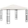 Cenador con tira de luces LED 3x3 m tela color crema de vidaXL, Carpas y cenadores - Ref: Foro24-3070326, Precio: 257,50 €, D...