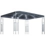 Cenador con tira de luces LED 400x300 cm gris antracita de vidaXL, Carpas y cenadores - Ref: Foro24-3070341, Precio: 295,52 €...