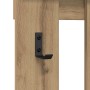 Perchero de pared con espejo Roble artesanal 100 x 10 x 100 cm en Estanterías | Comprar online en Foru.es