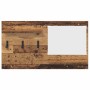 Perchero de pared con estante Madera vieja 90 x 10 x 50 cm en Estanterías | Comprar online en Foru.es
