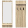 Perchero de pared con estante Roble Sonoma 70 x 10 x 90 cm en Estanterías | Comprar online en Foru.es