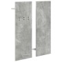 Perchero de pared con estante Gris Concreto 70 x 10 x 90 cm en Estanterías | Comprar online en Foru.es