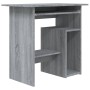 Escritorio de madera contrachapada gris Sonoma 80x45x74 cm de vidaXL, Escritorios - Ref: Foro24-815478, Precio: 61,75 €, Desc...