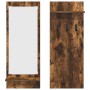 Perchero de pared con estante Roble ahumado 70 x 10 x 90 cm en Estanterías | Comprar online en Foru.es