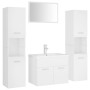 Juego de muebles de baño madera de ingeniería blanco de vidaXL, Muebles de baño - Ref: Foro24-3071495, Precio: 320,76 €, Desc...