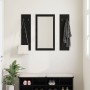 Perchero de pared con espejo Roble Negro 96 x 1,5 x 90 cm en Estanterías | Comprar online en Foru.es