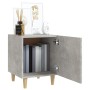 Mesitas de noche 2 uds madera contrachapada gris hormigón de vidaXL, Mesitas de noche - Ref: Foro24-812051, Precio: 46,69 €, ...