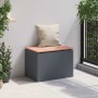 Banco de jardín Antracita 60 x 40 x 43 cm Acero en Bancos de jardín | Comprar online en Foru.es