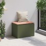 Banco de jardín Verde oliva 60 x 40 x 43 cm Acero en Bancos de jardín | Comprar online en Foru.es