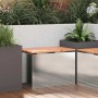 Banco de jardín Plateado 60 x 40 x 43 cm Acero inoxidable en Bancos de jardín | Comprar online en Foru.es