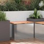 Banco de jardín Plateado 60 x 40 x 43 cm Acero galvanizado en Bancos de jardín | Comprar online en Foru.es