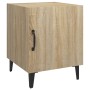 Mesitas de noche 2 uds madera contrachapada color roble Sonoma de vidaXL, Mesitas de noche - Ref: Foro24-812067, Precio: 69,7...