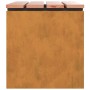 Banco de jardín Oxidado 60 x 40 x 43 cm Acero oxidado en Bancos de jardín | Comprar online en Foru.es