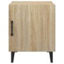 Mesitas de noche 2 uds madera contrachapada color roble Sonoma de vidaXL, Mesitas de noche - Ref: Foro24-812067, Precio: 69,7...