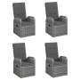 Juego de comedor para jardín 5 piezas gris de vidaXL, Conjuntos de jardín - Ref: Foro24-3068765, Precio: 815,98 €, Descuento: %