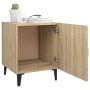 Mesitas de noche 2 uds madera contrachapada color roble Sonoma de vidaXL, Mesitas de noche - Ref: Foro24-812067, Precio: 69,7...