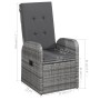 Juego de comedor para jardín 5 piezas gris de vidaXL, Conjuntos de jardín - Ref: Foro24-3068765, Precio: 815,98 €, Descuento: %