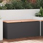Banco de jardín Negro 100 x 40 x 43 cm Acero en Bancos de jardín | Comprar online en Foru.es