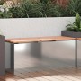 Banco de jardín Plateado 100 x 40 x 43 cm Acero galvanizado en Bancos de jardín | Comprar online en Foru.es