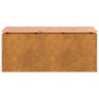 Banco de jardín Oxidado 100 x 40 x 43 cm Acero oxidado en Bancos de jardín | Comprar online en Foru.es