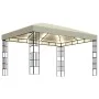 Cenador con tira de luces LED 3x4 m crema de vidaXL, Carpas y cenadores - Ref: Foro24-3070321, Precio: 223,47 €, Descuento: %
