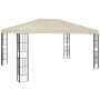 Cenador con tira de luces LED 3x4 m crema de vidaXL, Carpas y cenadores - Ref: Foro24-3070321, Precio: 242,70 €, Descuento: %