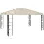 Cenador con tira de luces LED 3x4 m crema de vidaXL, Carpas y cenadores - Ref: Foro24-3070321, Precio: 223,47 €, Descuento: %