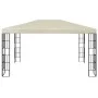 Cenador con tira de luces LED 3x4 m crema de vidaXL, Carpas y cenadores - Ref: Foro24-3070321, Precio: 223,47 €, Descuento: %