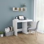 Escritorio de madera contrachapada blanco brillo 100x50x76 cm de vidaXL, Escritorios - Ref: Foro24-801802, Precio: 89,41 €, D...