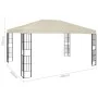 Cenador con tira de luces LED 3x4 m crema de vidaXL, Carpas y cenadores - Ref: Foro24-3070321, Precio: 223,47 €, Descuento: %
