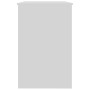 Escritorio de madera contrachapada blanco brillo 100x50x76 cm de vidaXL, Escritorios - Ref: Foro24-801802, Precio: 89,41 €, D...