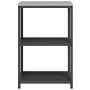 Almacenamiento de cocina Negro 60 x 50 x 92 cm Acero en Armarios de cocina | Comprar online en Foru.es