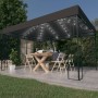 Cenador con tira de luces LED gris antracita 3x4 m de vidaXL, Carpas y cenadores - Ref: Foro24-3070323, Precio: 250,65 €, Des...