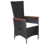 Juego de comedor para jardín 3 piezas negro de vidaXL, Conjuntos de jardín - Ref: Foro24-3068705, Precio: 360,66 €, Descuento: %