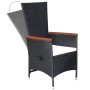 Juego de comedor para jardín 3 piezas negro de vidaXL, Conjuntos de jardín - Ref: Foro24-3068705, Precio: 360,66 €, Descuento: %