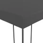 Carpa cenador de jardín con tira de luces LED 3x3 m antracita de vidaXL, Carpas y cenadores - Ref: Foro24-3070306, Precio: 27...