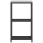 Almacenamiento de cocina Negro 60 x 50 x 92 cm Acero en Armarios de cocina | Comprar online en Foru.es