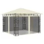 Cenador con mosquitera y tira de luces LED crema 3x3x2,73m de vidaXL, Carpas y cenadores - Ref: Foro24-3070314, Precio: 352,5...