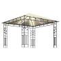 Cenador con mosquitera y tira de luces LED crema 3x3x2,73m de vidaXL, Carpas y cenadores - Ref: Foro24-3070314, Precio: 328,2...