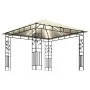 Cenador con mosquitera y tira de luces LED crema 3x3x2,73m de vidaXL, Carpas y cenadores - Ref: Foro24-3070314, Precio: 352,5...