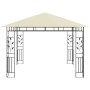 Cenador con mosquitera y tira de luces LED crema 3x3x2,73m de vidaXL, Carpas y cenadores - Ref: Foro24-3070314, Precio: 328,2...