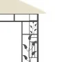 Cenador con mosquitera y tira de luces LED crema 3x3x2,73m de vidaXL, Carpas y cenadores - Ref: Foro24-3070314, Precio: 352,5...