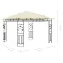 Cenador con mosquitera y tira de luces LED crema 3x3x2,73m de vidaXL, Carpas y cenadores - Ref: Foro24-3070314, Precio: 352,5...