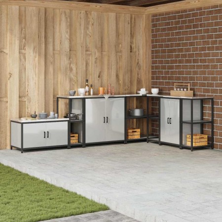 Almacenamiento de cocina Plateado 60 x 50 x 92 cm Acero en Armarios de cocina | Comprar online en Foru.es