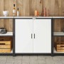 Almacenamiento de cocina con estante 60 x 50 x 92 cm Acero en Armarios de cocina | Comprar online en Foru.es