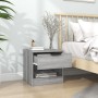 Mesitas de noche 2 uds madera contrachapada gris Sonoma de vidaXL, Mesitas de noche - Ref: Foro24-817048, Precio: 72,67 €, De...