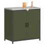 Almacenamiento de cocina Verde Oliva 60 x 50 x 92 cm Acero en Armarios de cocina | Comprar online en Foru.es