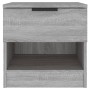 Mesitas de noche 2 uds madera contrachapada gris Sonoma de vidaXL, Mesitas de noche - Ref: Foro24-817048, Precio: 72,67 €, De...