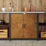 Almacenamiento de cocina Oxidado 60 x 50 x 92 cm Acero en Armarios de cocina | Comprar online en Foru.es